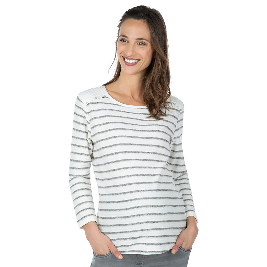 Marinière de grossesse avec fantaisies sur les épaules 