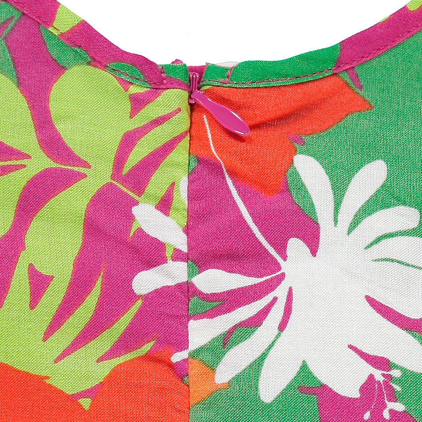 Junior - Tunique sans manches imprimé fleurs 