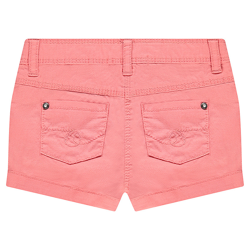 Short uni en toile fantaisie 