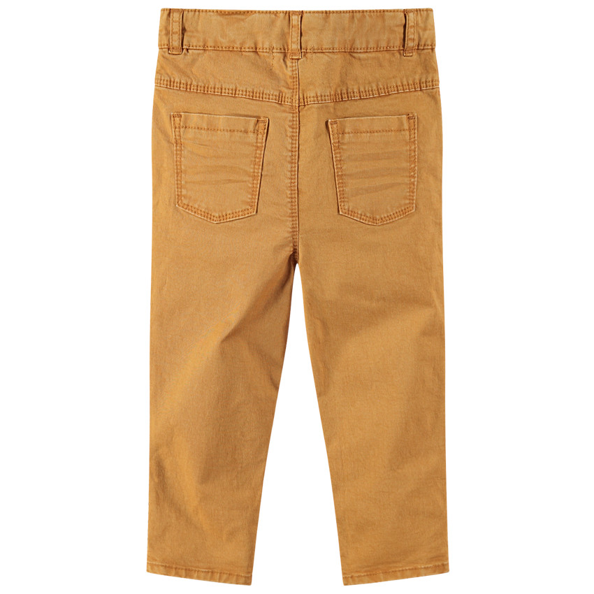 Pantalon en coton surteint avec poches 