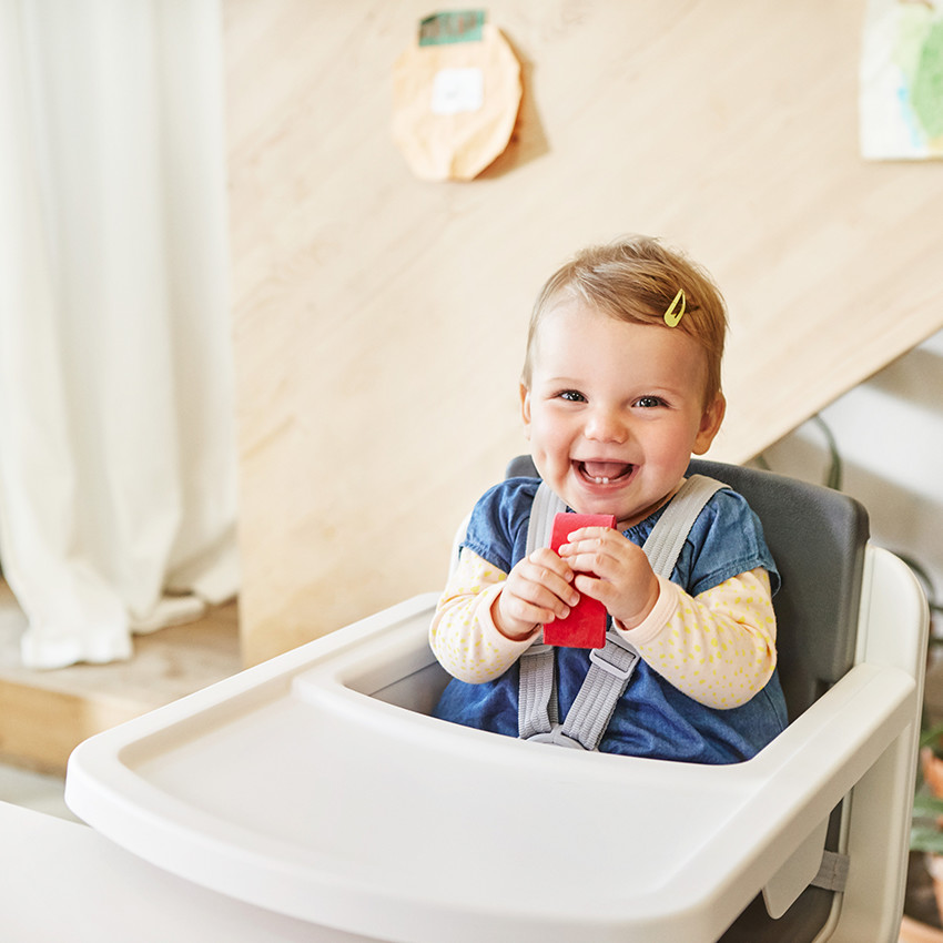 Chaise haute évolutive Zaaz - Pewter 