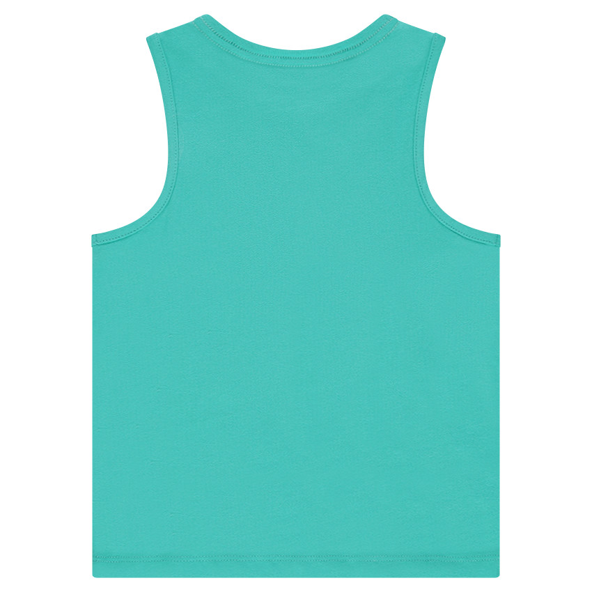 Débardeur en coton avec print fantaisie 