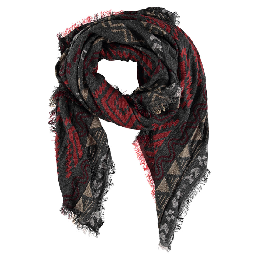 Echarpe à motif ethnique  