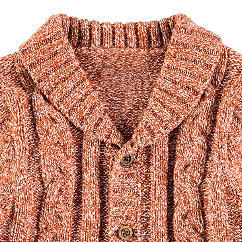 Gilet en tricot épais avec jeu de mailles 