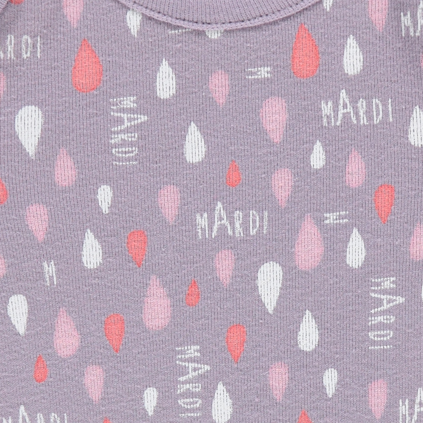 Lot de 7 bodies fantaisie avec ouverture adaptée à l'âge 