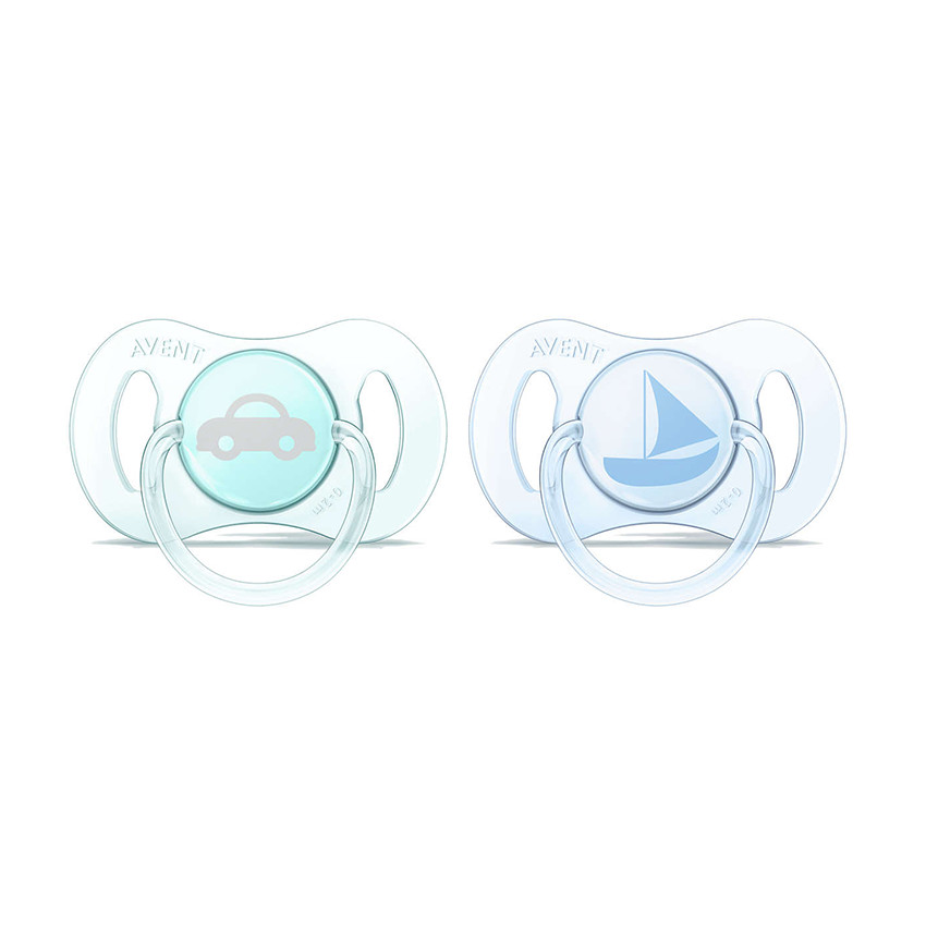 Lot de 2 sucettes pour nouveau-né - 0-2 mois 