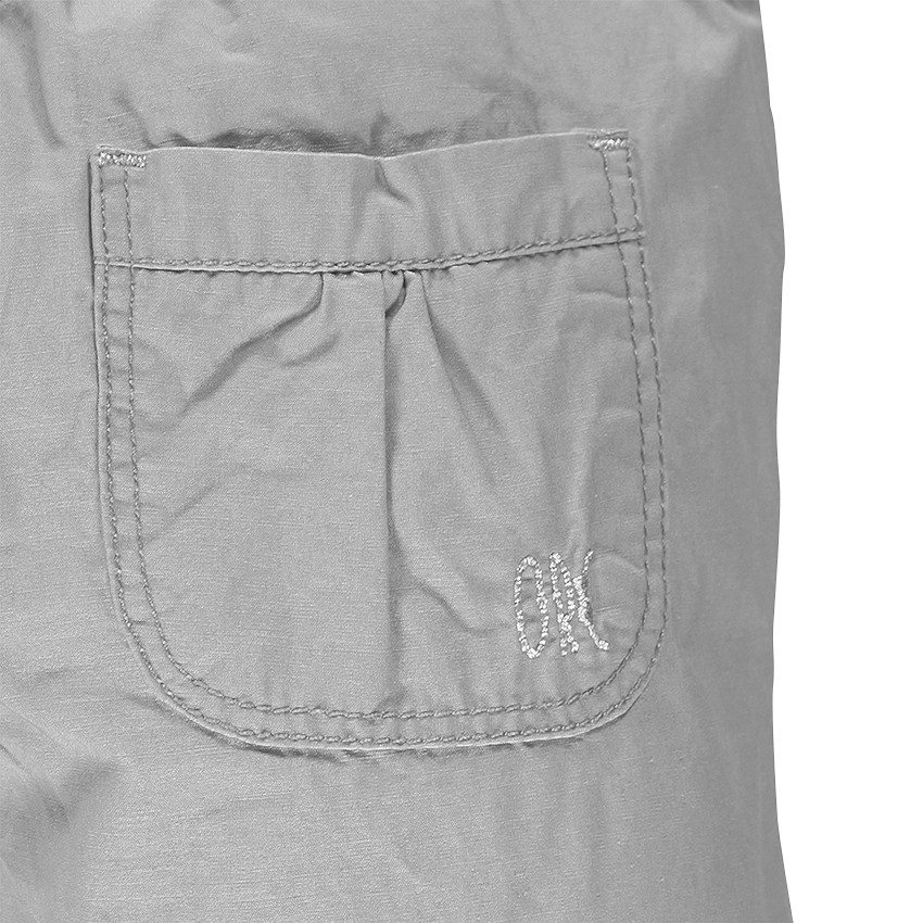 Pantacourt uni en popeline de coton  