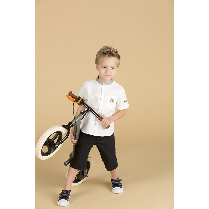 Chemise manches courtes Disney avec broderies Donald 