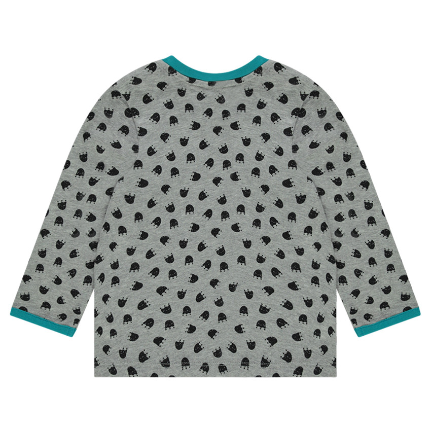 Tee-shirt manches longues imprimé all-over 