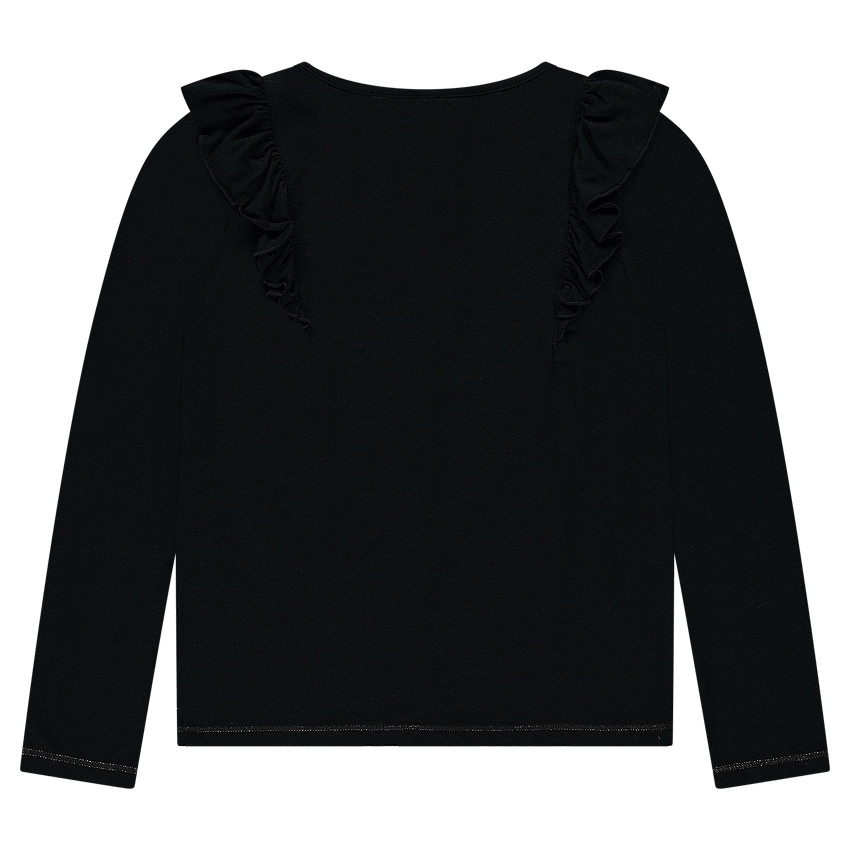 Gilet en tricot avec volants 