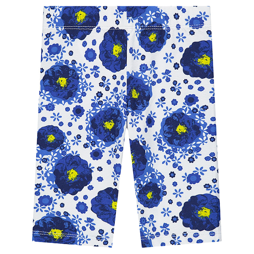 Legging mi-mollet imprimé fleurs 