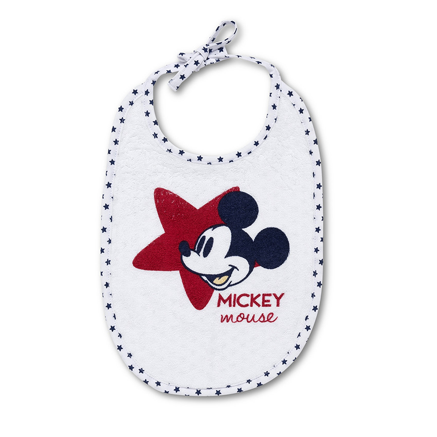 Lot de 2 bavoirs à nouer Disney imprimé Mickey  