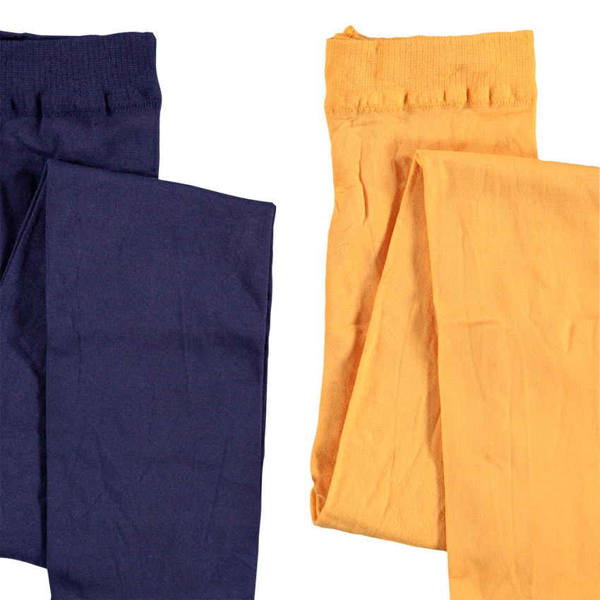 Lot de 2 collants fins unis 