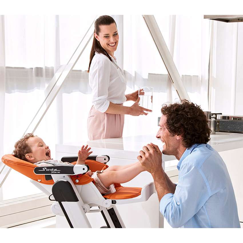 Chaise haute Siesta Follow Me - Berry 