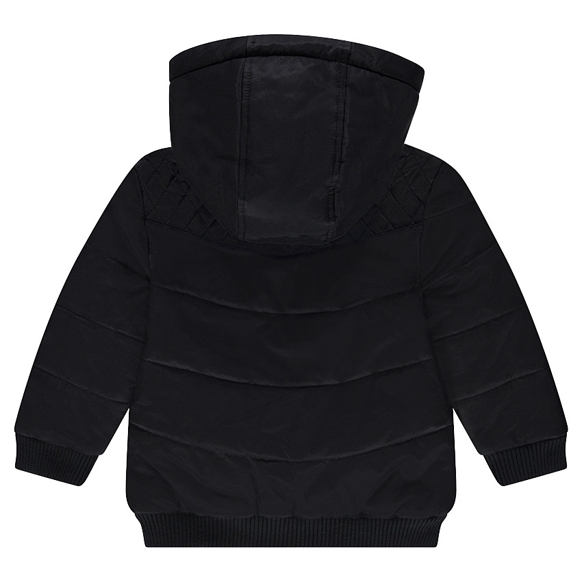 Doudoune doublée micropolaire avec capuche amovible 