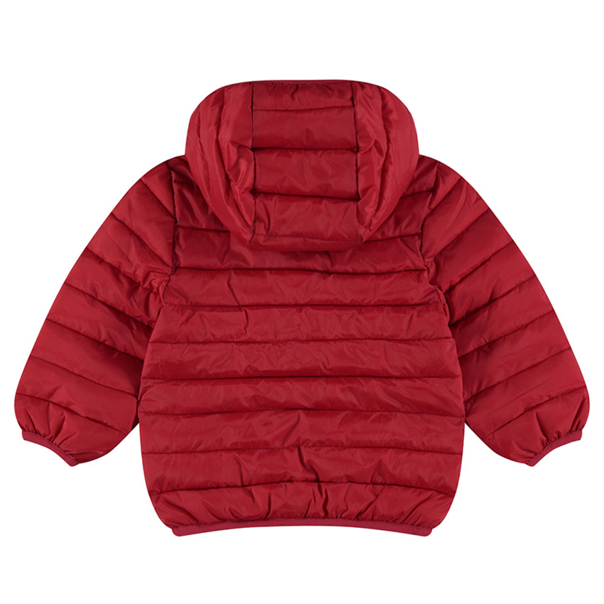 Doudoune light* imperméable à capuche avec sac de rangement imprimé 