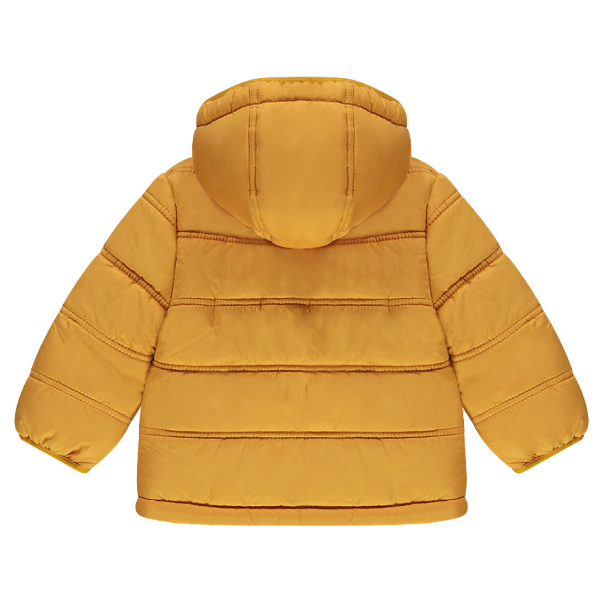 Doudoune matelassée à capuche doublée micropolaire 