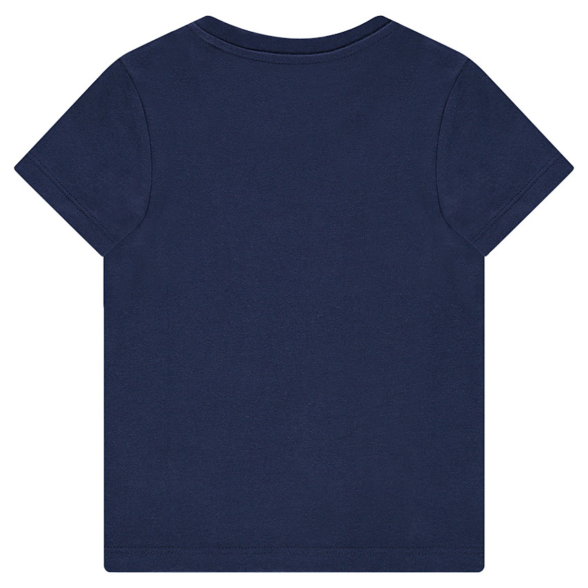 Tee-shirt en coton organique avec print fantaisie 