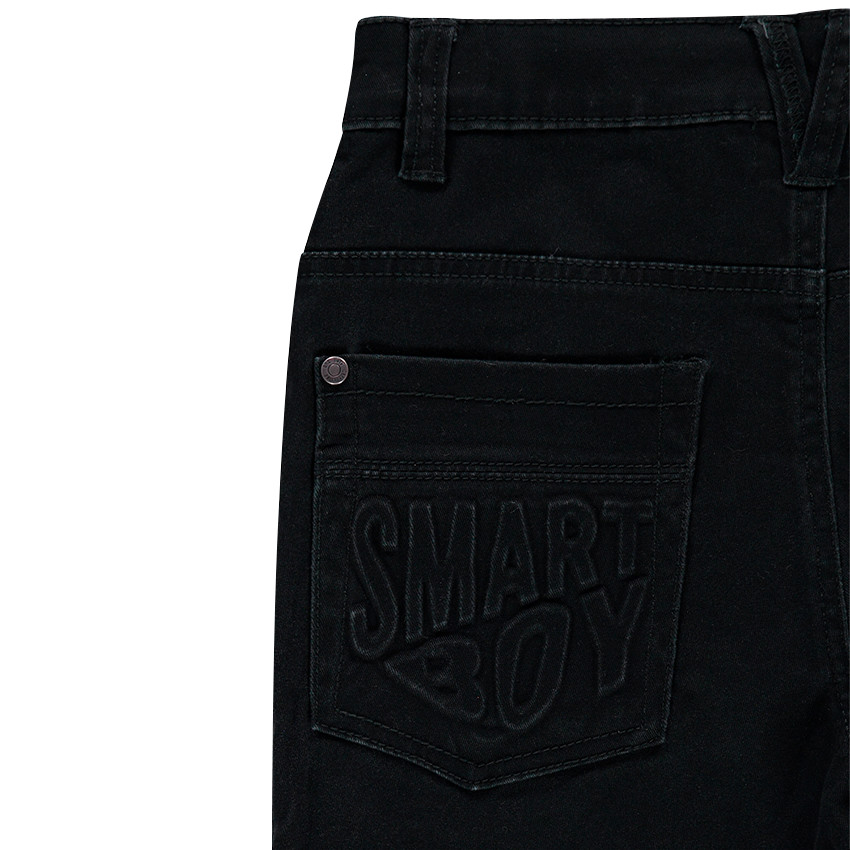 Junior - Pantalon surteint effet crinkle avec inscription reliefée 