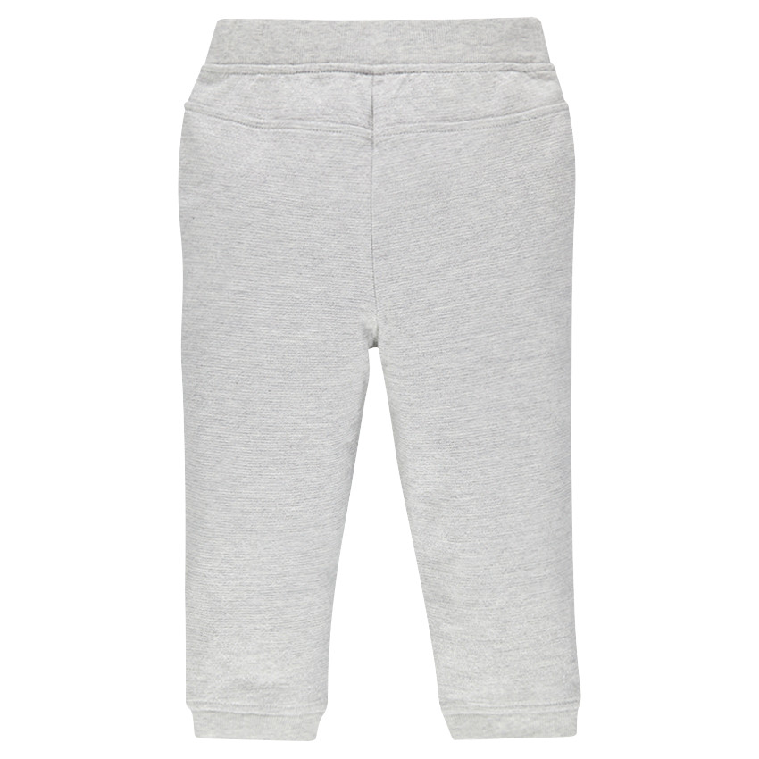 Pantacourt en molleton avec fleurs brodées 