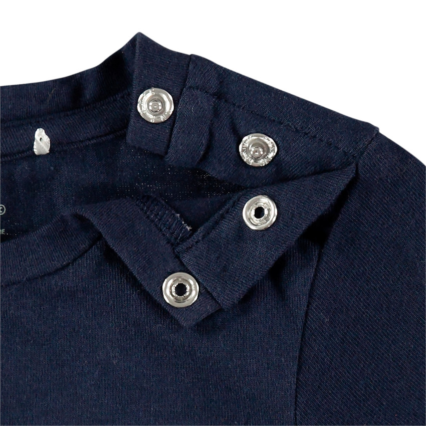 T-shirt manches courtes en coton bio motif crocodile 