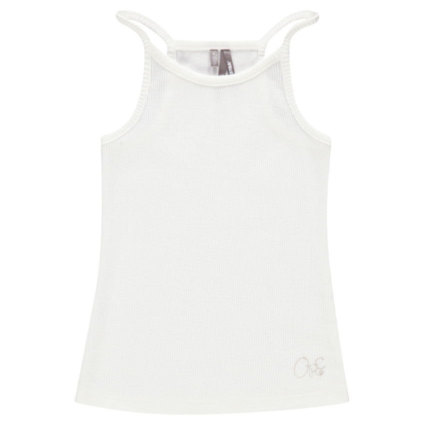 Junior - Débardeur uni à côtes 