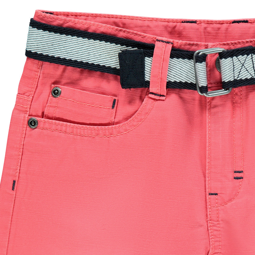 Bermuda en toile à ceinture amovible 