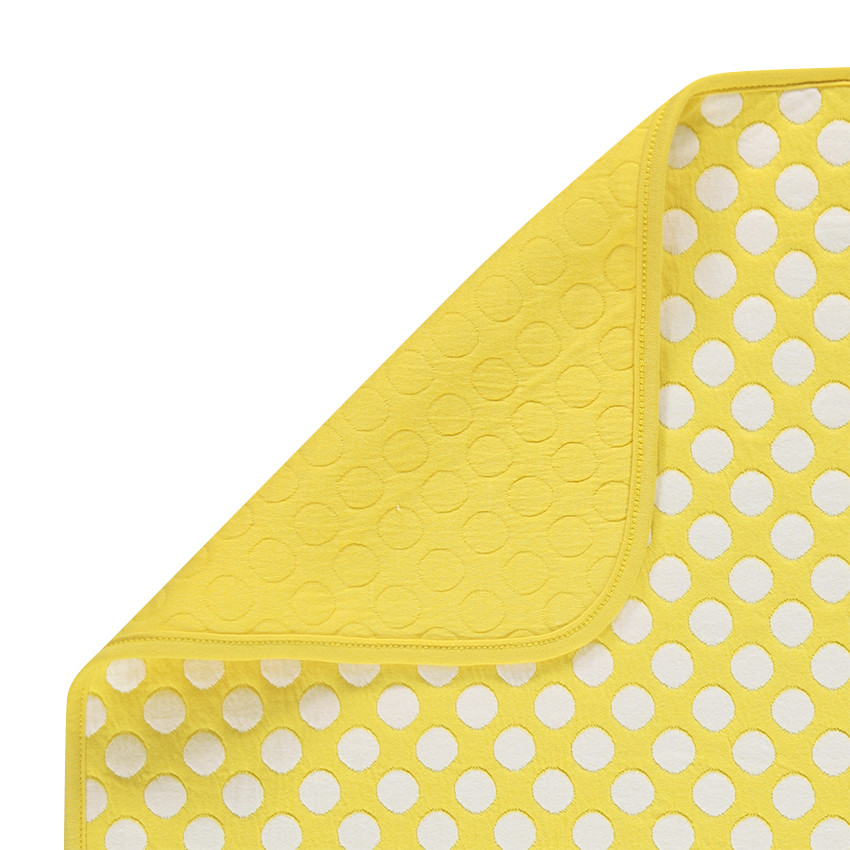 Couverture à pois 80 x 80 cm 