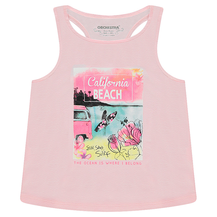 Débardeur en jersey avec print fantaisie 