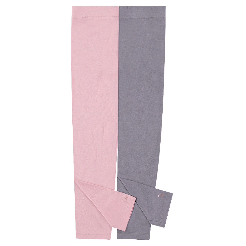 Lot de 2 leggings en jersey avec logo printé 