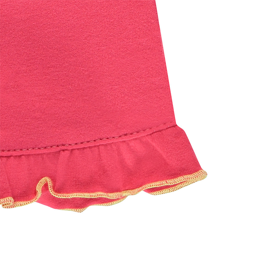 Pyjama en jersey avec débardeur rayé et short uni 