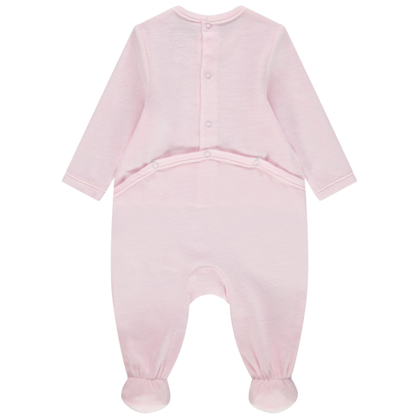 Dors-bien en velours à inscription printée devant 