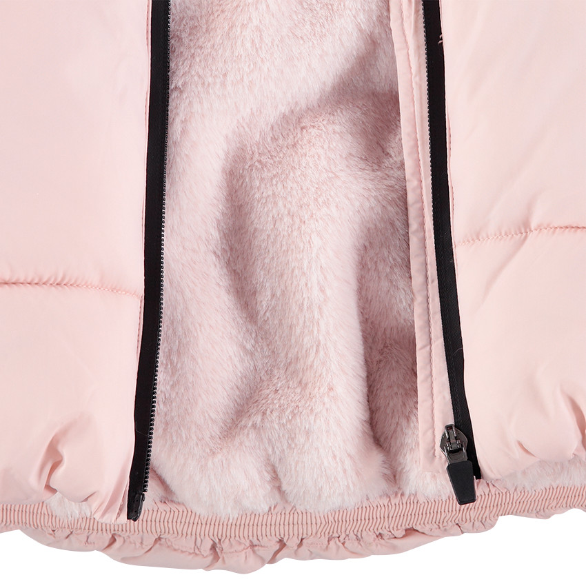 Junior - Doudoune matelassée doublée sherpa avec poches zippées 