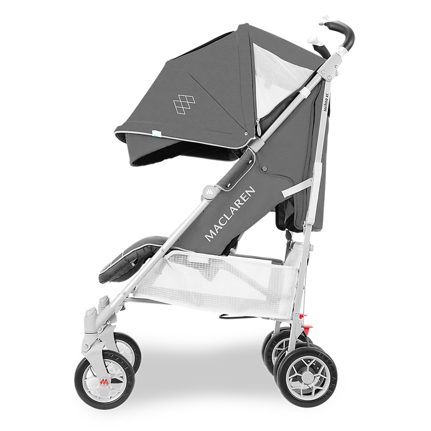 Poussette canne Techno XT - Charcoal/silver 