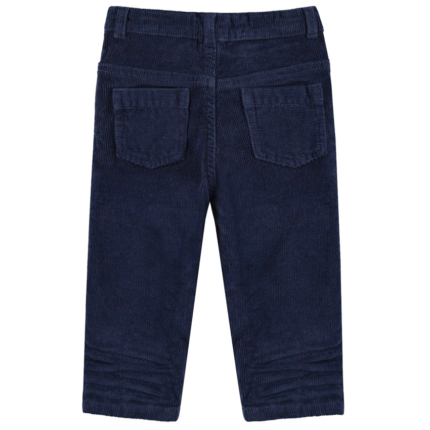 Pantalon en velours milleraies à poches 