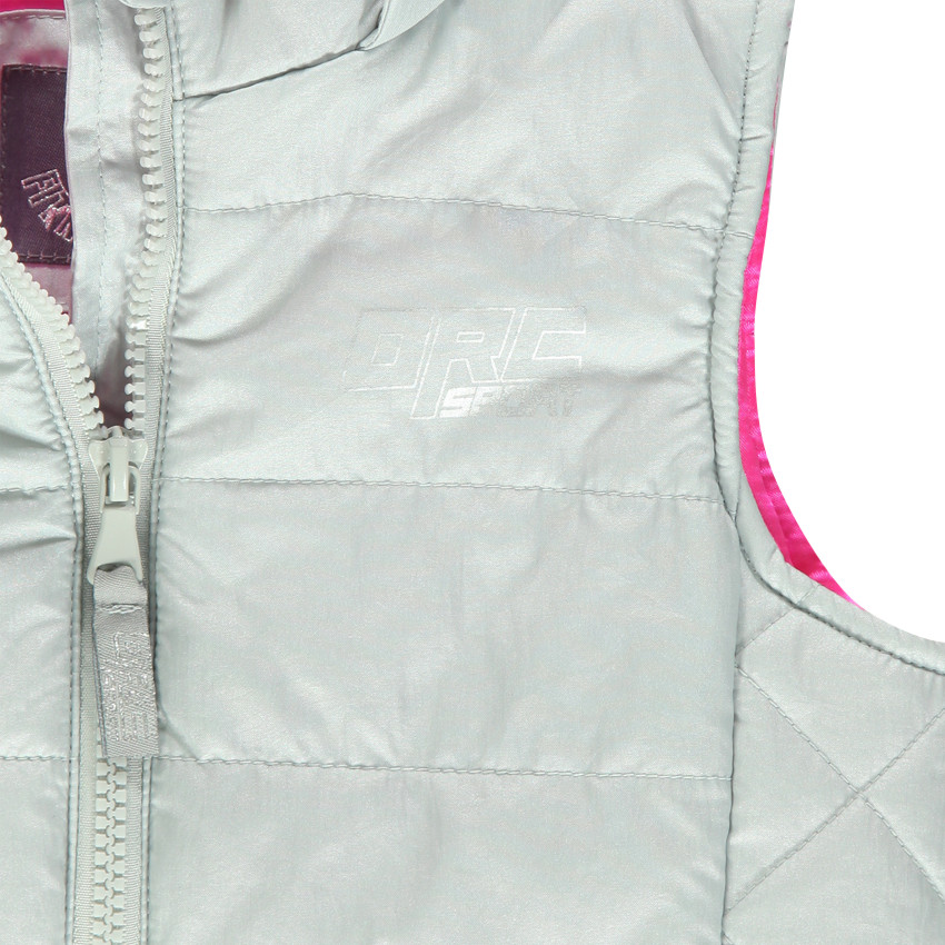 Parka sans manches à capuche amovible 