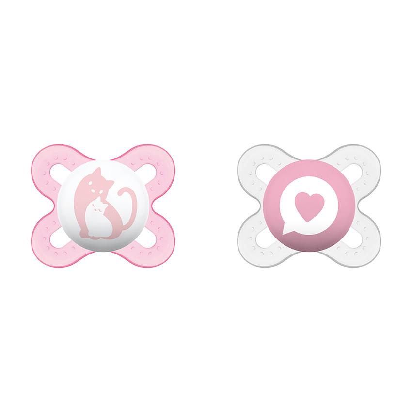 Lot de 2 sucettes naissance – 0/2 mois 