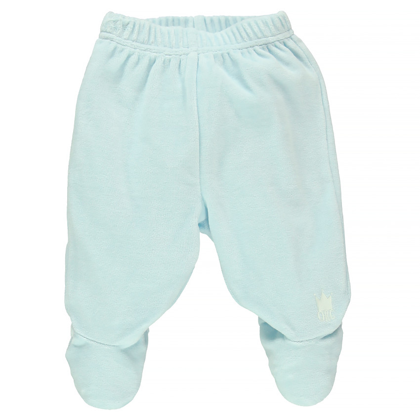 Pantalon en velours avec pieds 