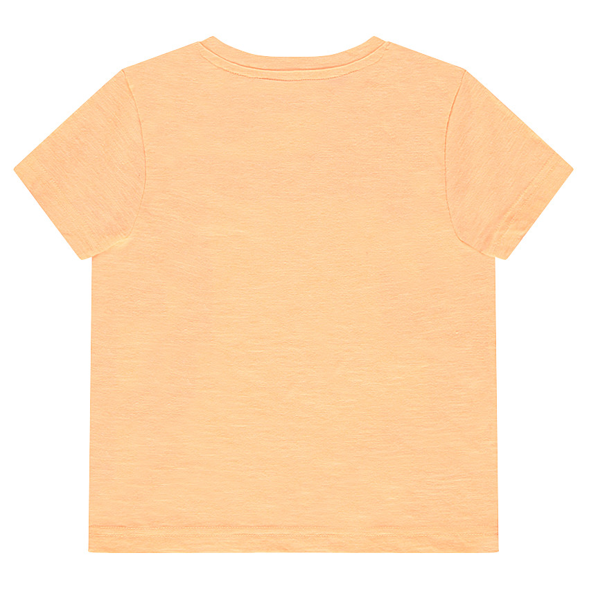 Tee-shirt manches courtes en jersey slub avec print buildings 