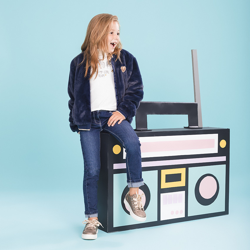 Jeans slim effet used 