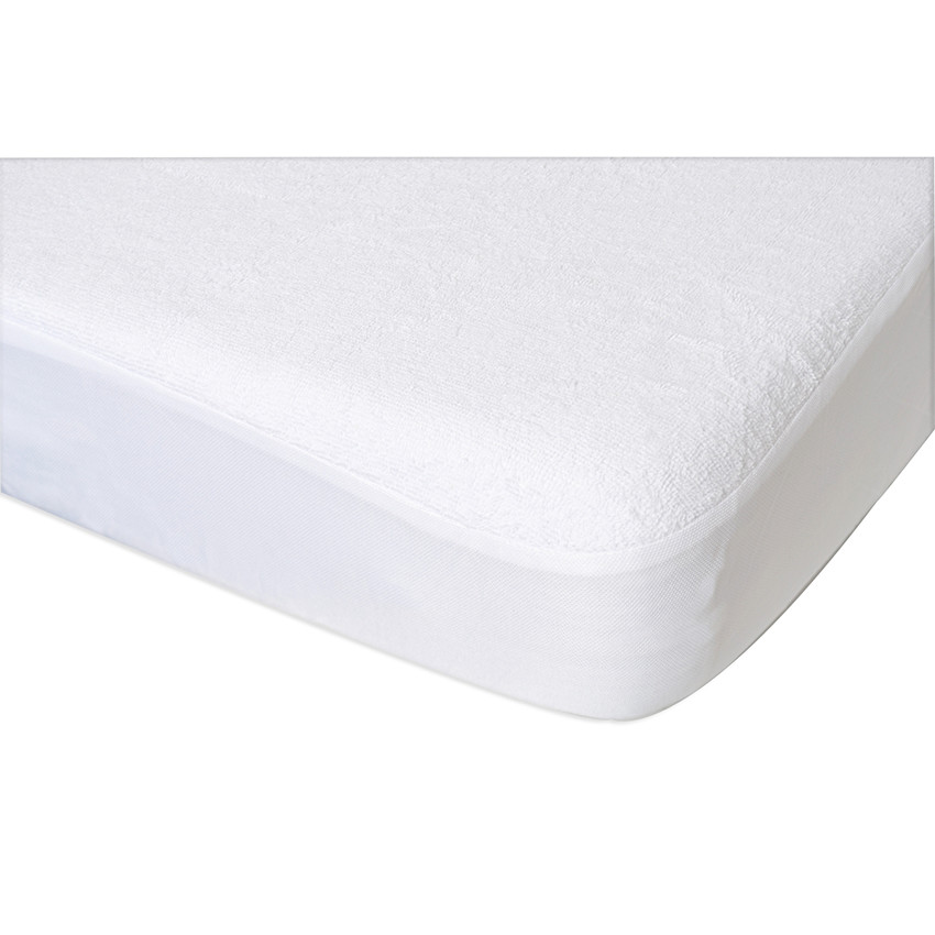 Protège matelas Bambou 70 x 140 cm - Blanc 