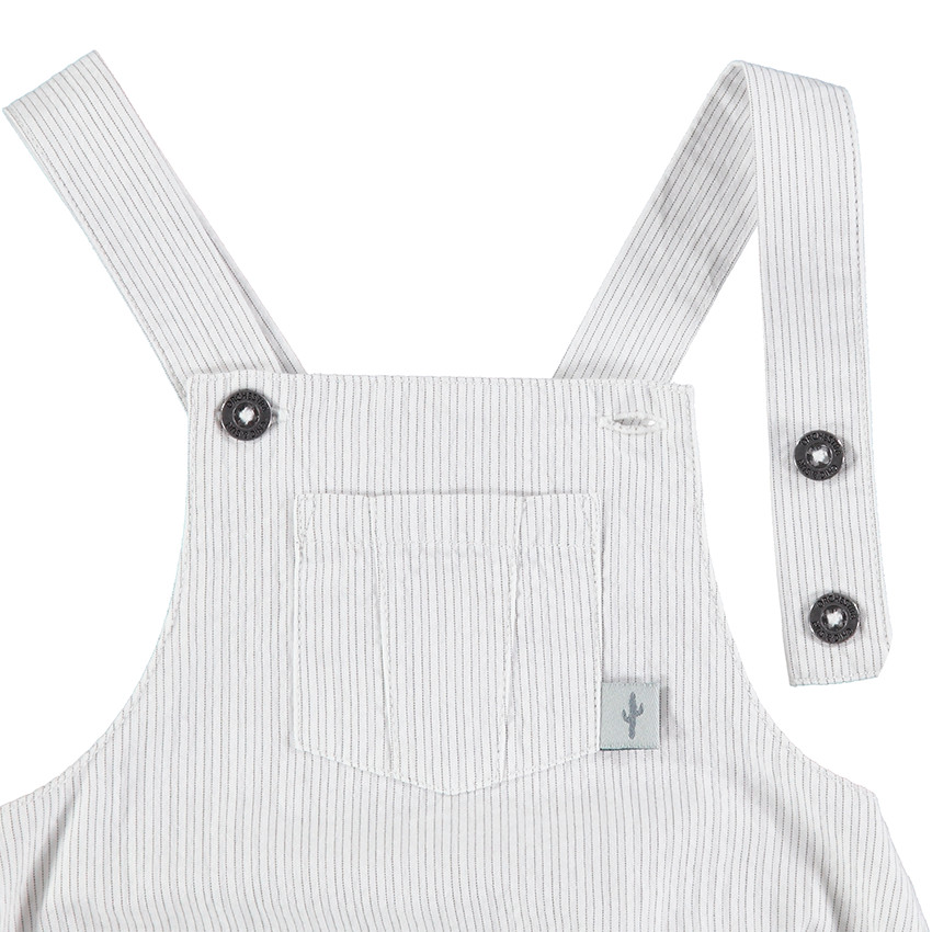 Combinaison courte rayé style rétro 