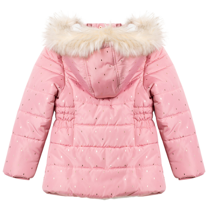 Parka matelassée doublée sherpa à capuche amovible 