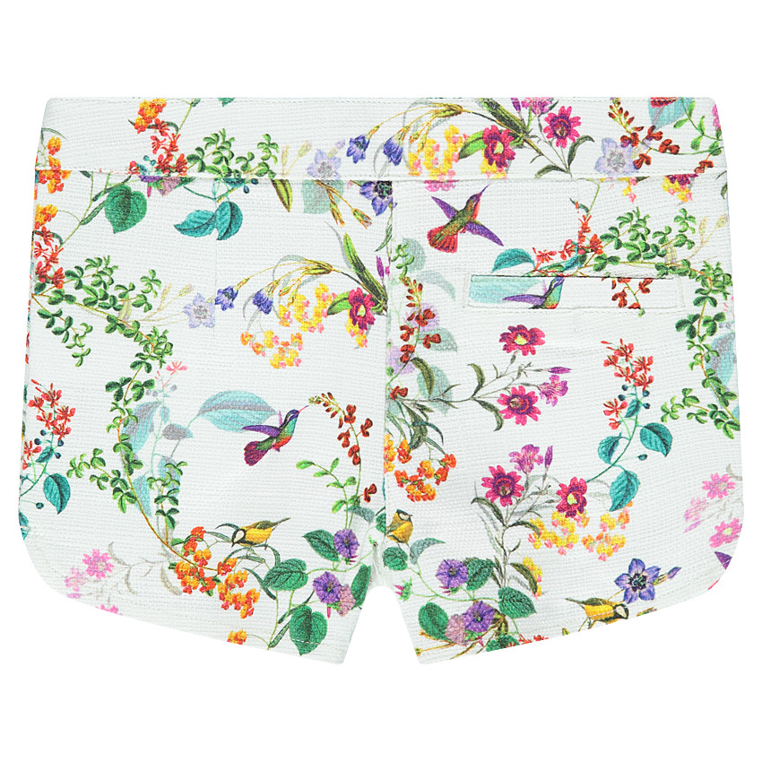 Short imprimé fleuri 