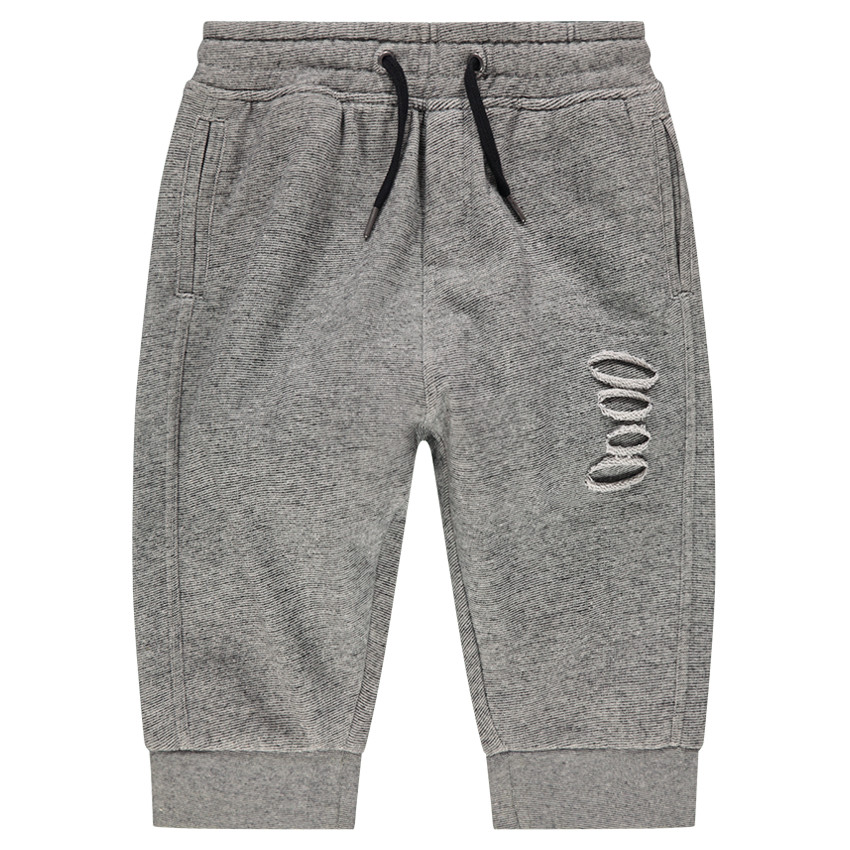 Junior - Bermuda en maille twistée avec déchirures  