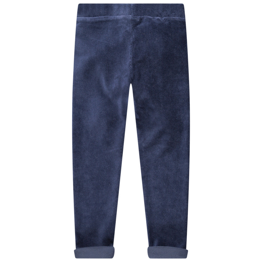 Legging en velours uni 