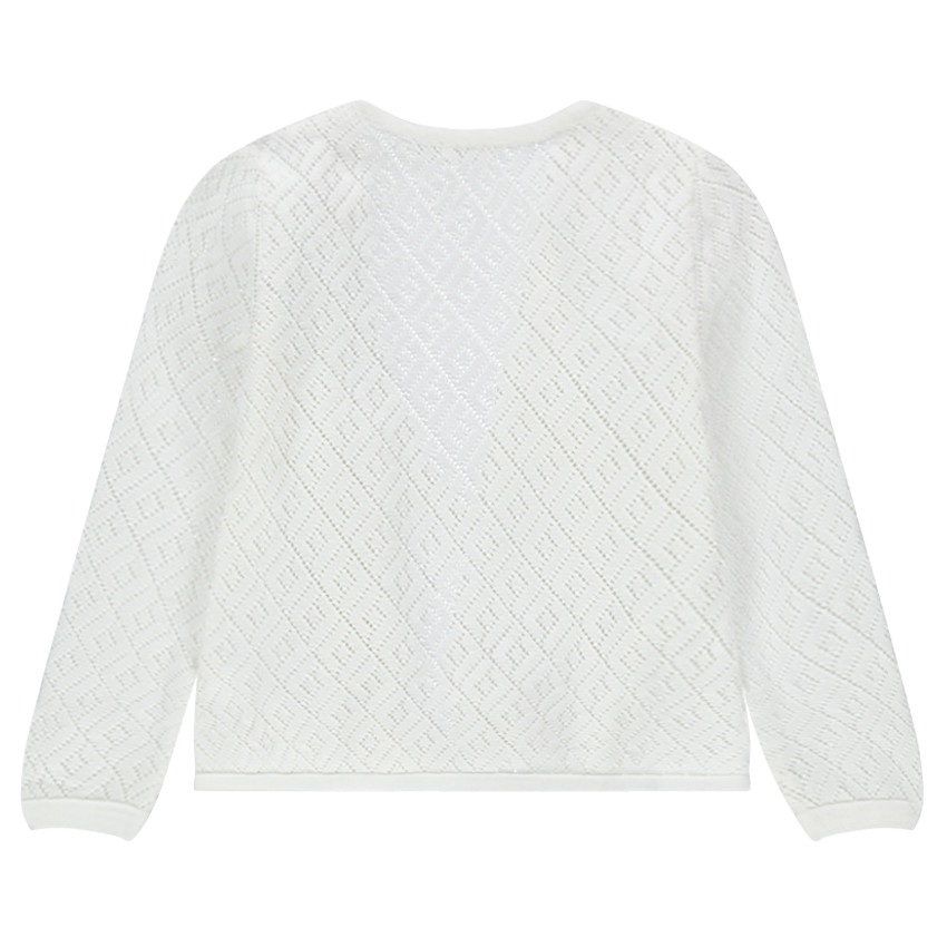 Gilet en tricot ajouré all-over 