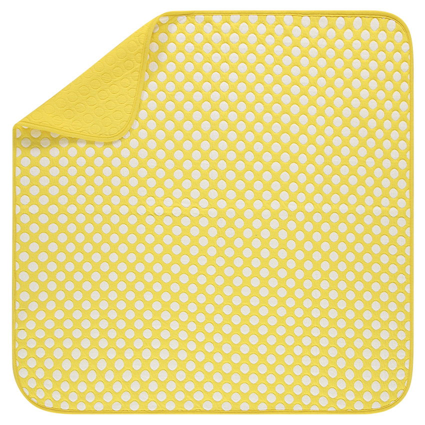 Couverture à pois 80 x 80 cm 