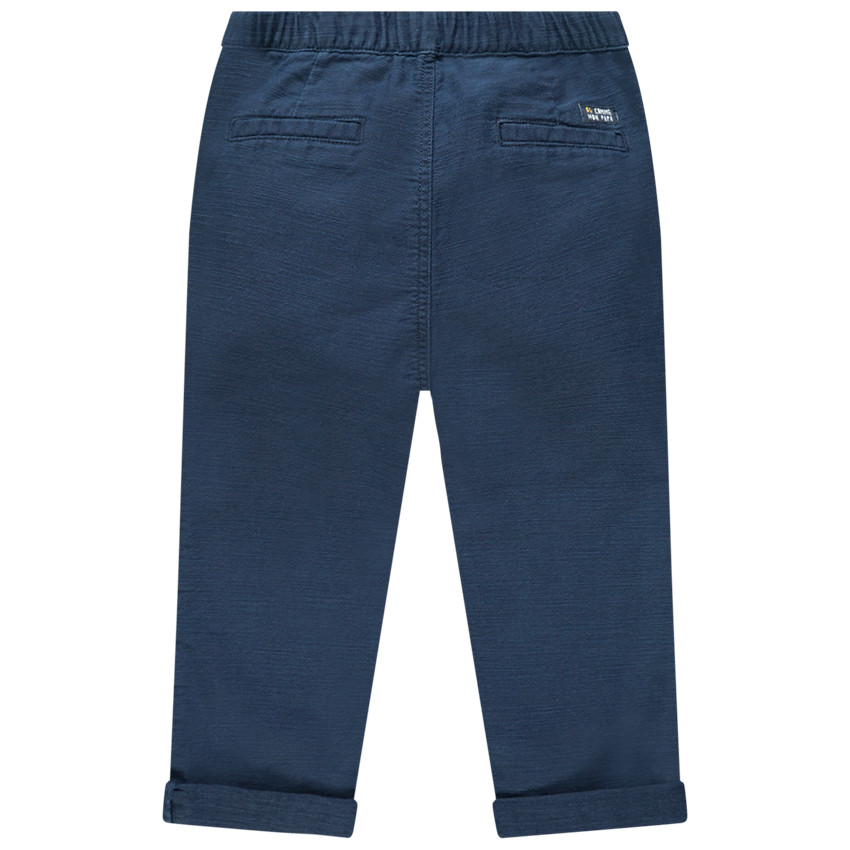 Pantalon en toile uni 