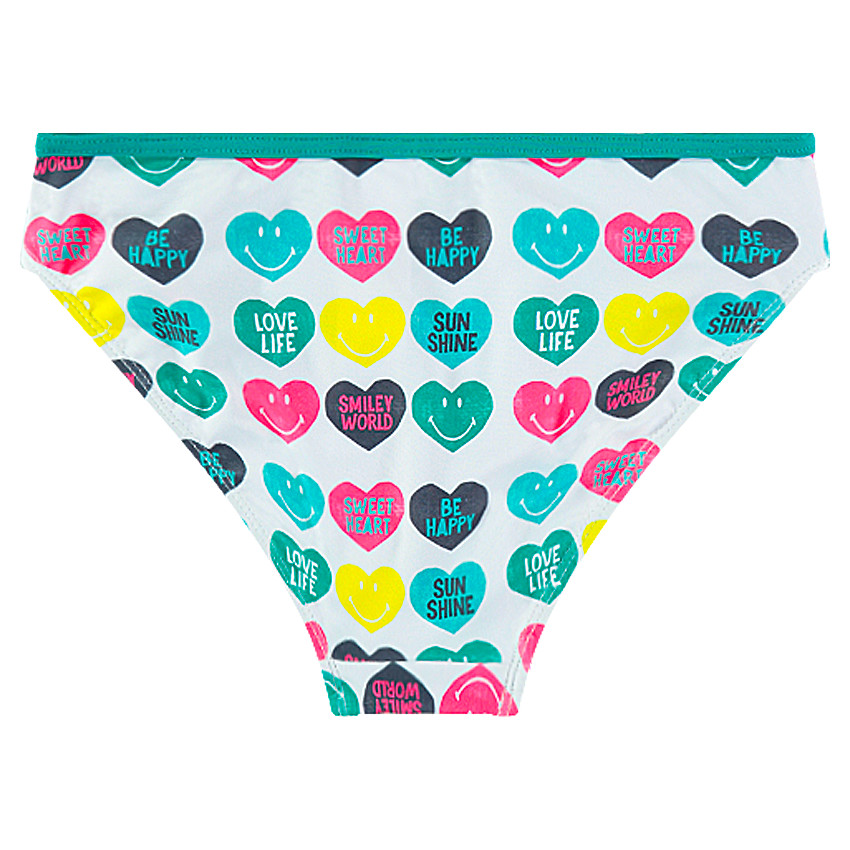 Junior - Maillot de bain 2 pièces imprimé Smiley 